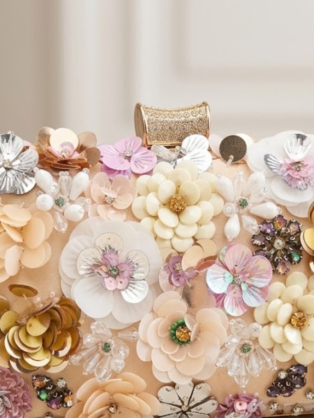 The "Enchanted Garden" Floral Clutch